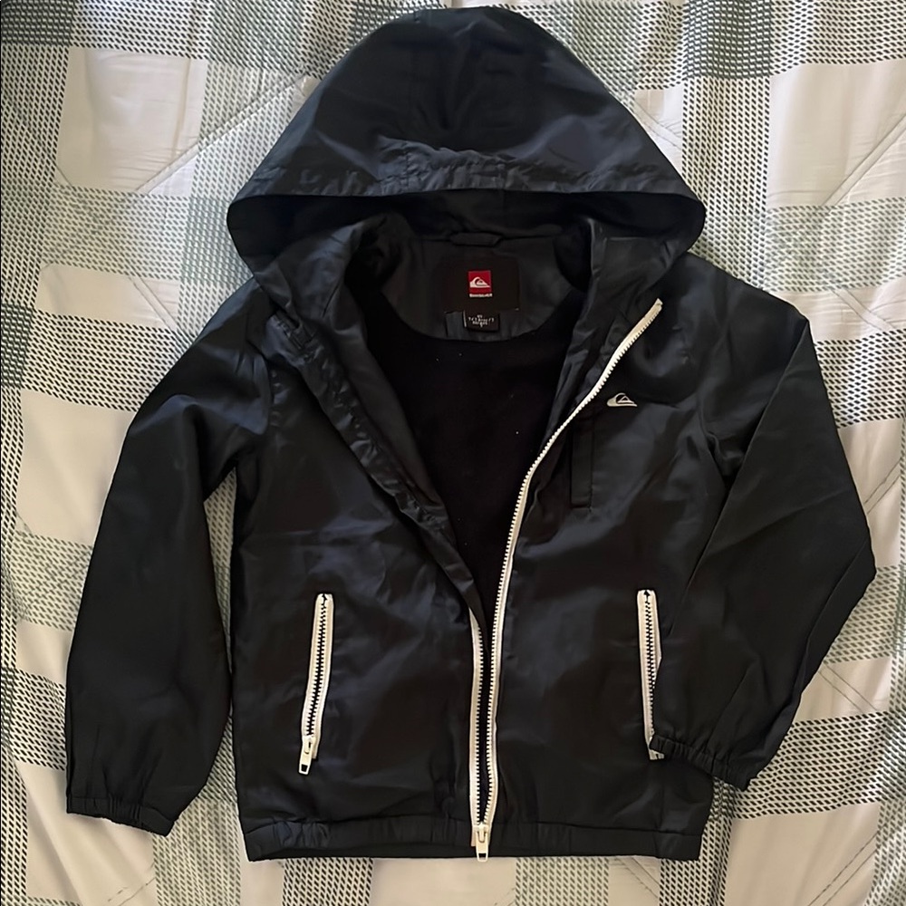 Kids - Quiksilver Black Hooded Jacket